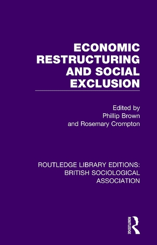 Паперова книга «Economic Restructuring and Social Exclusion» - фото №1