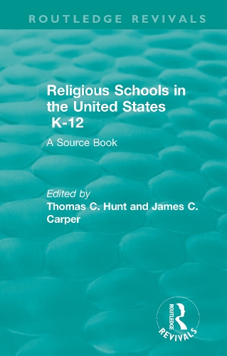 Бумажная книга «Religious Schools in the United States K-12 (1993): A Source Book» - фото №1