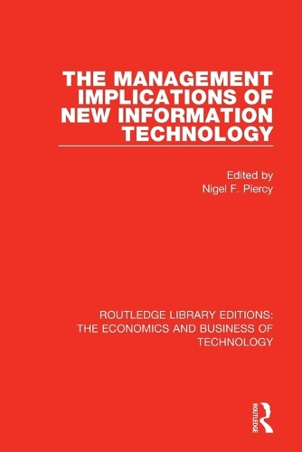 Бумажная книга «The Management Implications of New Information Technology» - фото №1