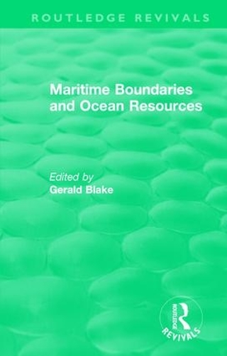 Бумажная книга «Routledge Revivals: Maritime Boundaries and Ocean Resources (1987)» - фото №1