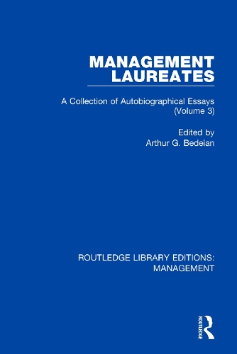 Бумажная книга «Management Laureates: A Collection of Autobiographical Essays (Volume 3)» - фото №1