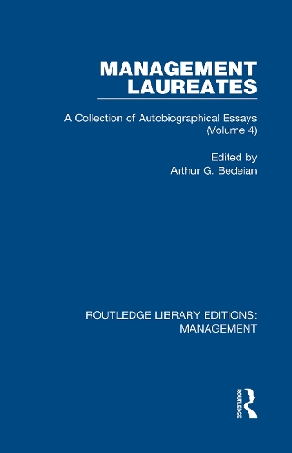 Бумажная книга «Management Laureates: A Collection of Autobiographical Essays (Volume 4)» - фото №1