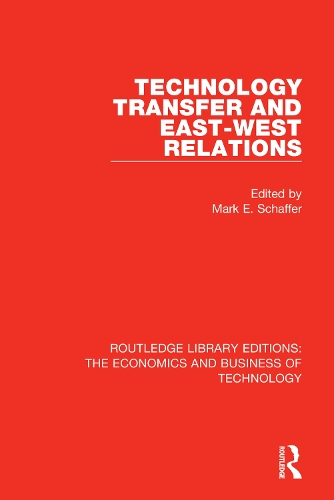Бумажная книга «Technology Transfer and East-West Relations» - фото №1