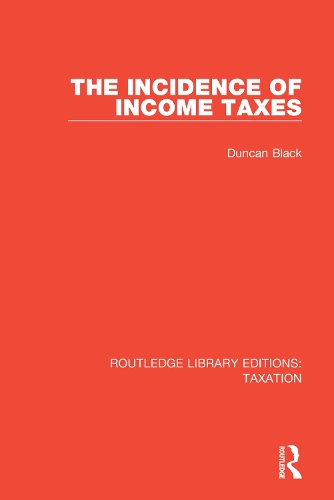Бумажная книга «The Incidence of Income Taxes» - фото №1