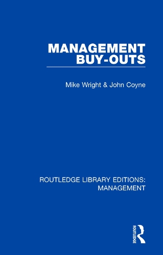 Бумажная книга «Management Buy-Outs», автор Джон Койн - фото №1