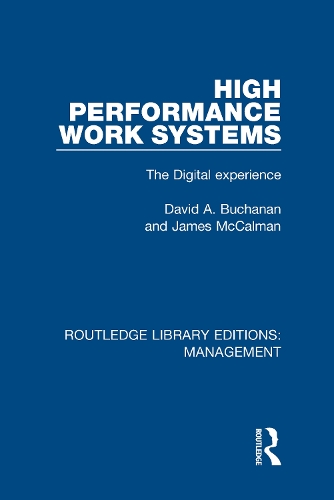 [object Object] «High Performance Work Systems: The Digital Experience», авторів Девід А. Б'юкенен, Джеймс Маккалман - фото №1