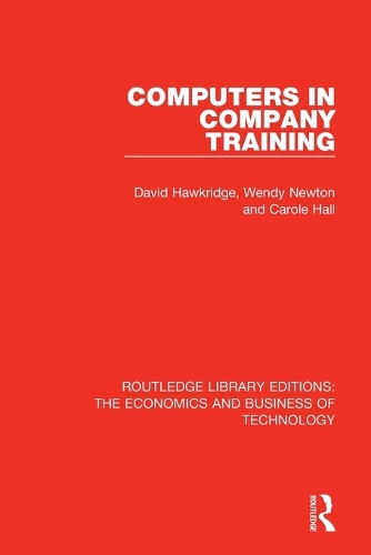 Паперова книга «Computers in Company Training», авторів Керол Холл, Девід Хокрідж, Венді Ньютон - фото №1