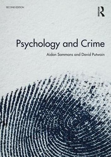Паперова книга «Psychology and Crime: 2nd edition», авторів Ейден Семмонс, Девід Путвейн - фото №1