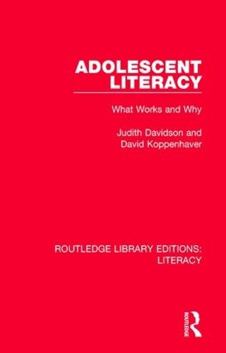 Бумажная книга «Adolescent Literacy: What Works and Why», авторов Дэвид Коппенхавер, Джудит Дэвидсон - фото №1