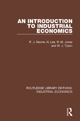 Бумажная книга «An Introduction to Industrial Economics», авторов Н. Ли, П.Дж. Девайн, Р.М. Джонс, У.Дж. Тайсон - фото №1