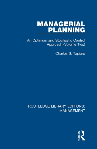 [object Object] «Managerial Planning: An Optimum and Stochastic Control Approach (Volume 2)», автор Чарльз С. Тапіеро - фото №1