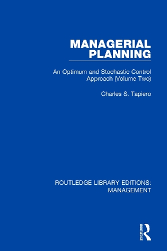 [object Object] «Managerial Planning: An Optimum and Stochastic Control Approach (Volume 2)», автор Чарльз С. Тапіеро - фото №1