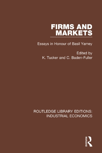 Бумажная книга «Firms and Markets: Essays in Honour of Basil Yamey» - фото №1