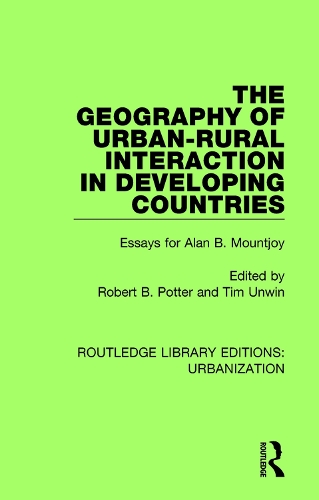 Бумажная книга «The Geography of Urban-Rural Interaction in Developing Countries: Essays for Alan B. Mountjoy» - фото №1