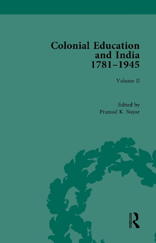 Паперова книга «Colonial Education and India 1781-1945: Volume II» - фото №1