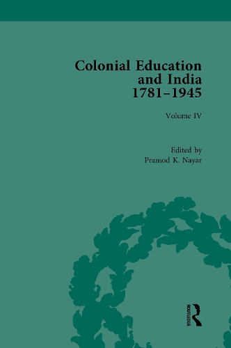 Паперова книга «Colonial Education and India 1781-1945: Volume IV» - фото №1