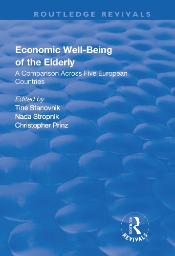 Бумажная книга «Economic Well-Being of the Elderly: A Comparison Across Five European Countries», автор Нада Стропник - фото №1
