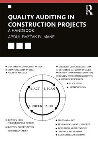 Бумажная книга «Quality Auditing in Construction Projects: A Handbook», автор Абдул Раззак Румане - фото №1