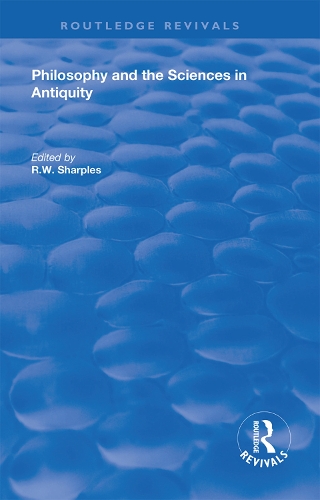 Бумажная книга «Philosophy and the Sciences in Antiquity» - фото №1