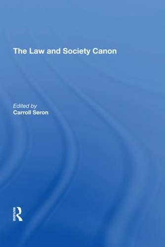 Паперова книга «The Law and Society Canon» - фото №1