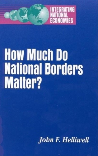 Паперова книга «How Much Do National Borders Matter?», автор Джон Ф. Хеллівелл - фото №1