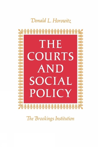 Паперова книга «The Courts and Social Policy», автор Дональд Л. Горовіц - фото №1