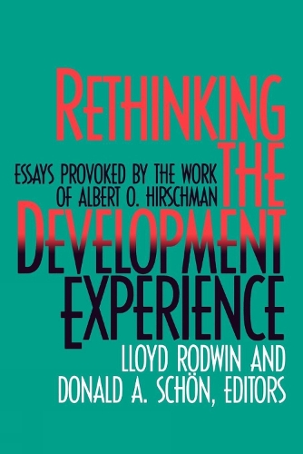 Паперова книга «Rethinking the Development Experience: Essays Provoked by the Work of Albert O. Hirschman», автор Дональд А. Шон - фото №1
