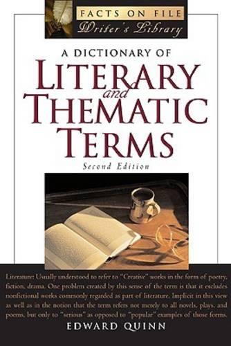 Бумажная книга «A Dictionary of Literary and Thematic Terms», автор Эдвард Куинн - фото №1
