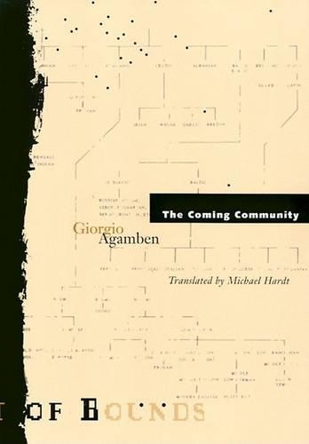 Бумажная книга «Coming Community», автор Джорджо Агамбен - фото №1
