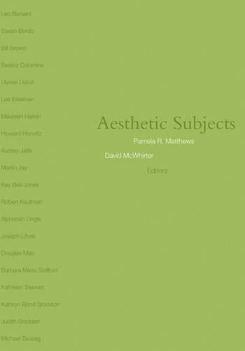 Паперова книга «Aesthetic Subjects», автор Памела Р. Метьюз - фото №1