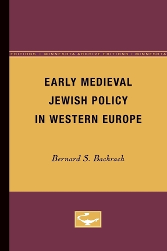 Бумажная книга «Early Medieval Jewish Policy in Western Europe», автор Бернард С. Бахрах - фото №1