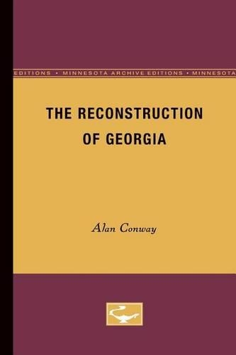 Паперова книга «The Reconstruction of Georgia», автор Алан Конвей - фото №1