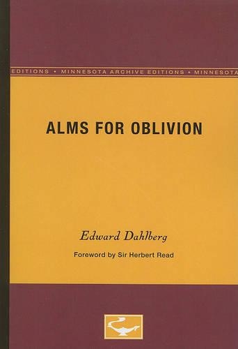 Бумажная книга «Alms for Oblivion», автор Эдвард Дальберг - фото №1