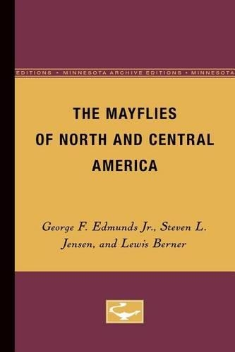 Паперова книга «The Mayflies of North and Central America», авторів Джордж Ф. Едмундс-молодший, Льюїс Бернер, Стівен Л. Дженсен - фото №1