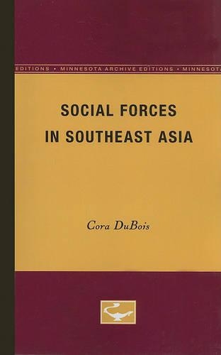 Паперова книга «Social Forces in Southeast Asia», автор Кора Дюбуа - фото №1