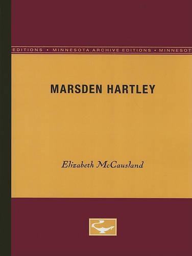 Бумажная книга «Marsden Hartley», автор Элизабет Маккаузленд - фото №1