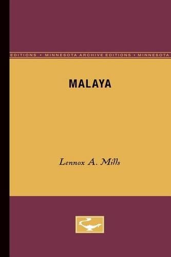 Паперова книга «Malaya», автор Леннокс А. Міллс - фото №1