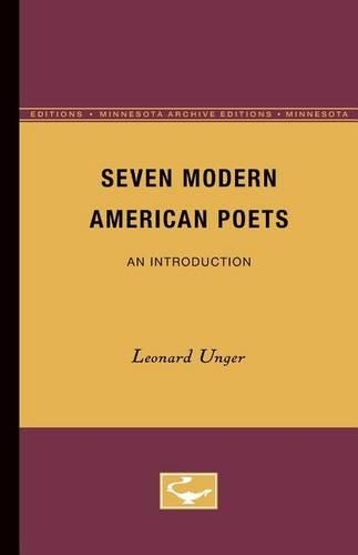 Бумажная книга «Seven Modern American Poets: An Introduction», автор Леонард Унгер - фото №1