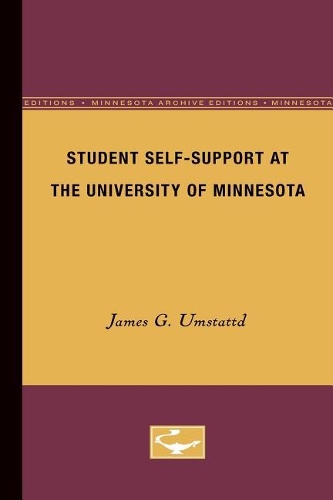 Бумажная книга «Student Self-Support at the University of Minnesota», автор Джеймс Умстаттд - фото №1