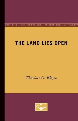 Паперова книга «The Land Lies Open», автор Теодор Блеген - фото №1