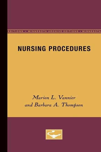 Бумажная книга «Nursing Procedures», авторов Барбара Томпсон, Марион Ваннье - фото №1