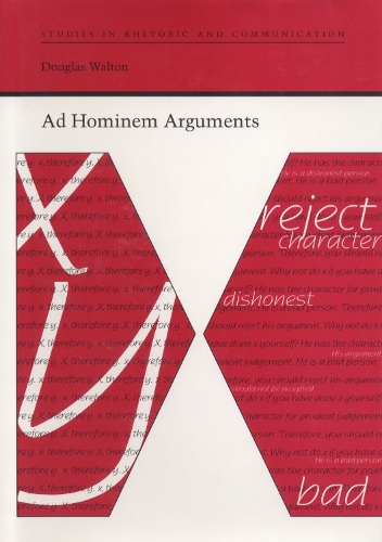 Паперова книга «Ad Hominem Arguments», автор Дуглас Н. Волтон - фото №1