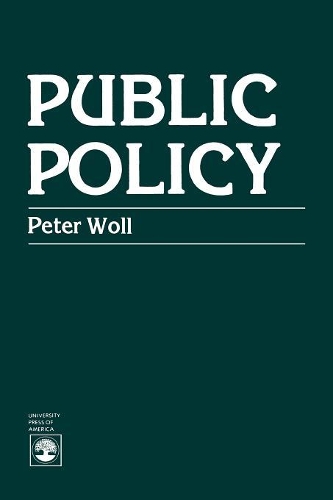Паперова книга «Public Policy», автор Пітер Волл - фото №1