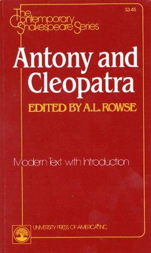 Паперова книга «Antony and Cleopatra», автор Вільям Шекспір - фото №1