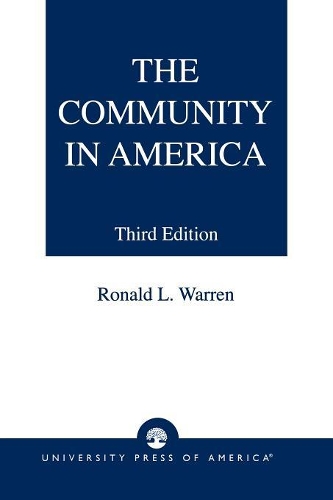 Паперова книга «The Community in America», автор Роланд Уоррен - фото №1