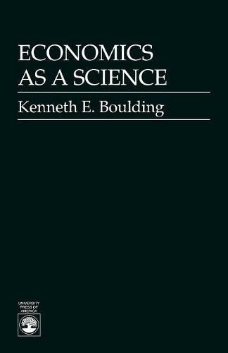 Паперова книга «Economics As a Science», автор Кеннет Е. Боулдінг - фото №1