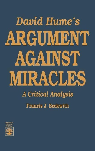 Паперова книга «David Hume's Argument Against Miracles: A Critical Analysis», автор Френсіс Дж. Беквіт - фото №1