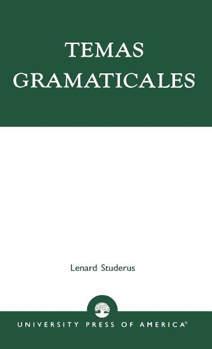 Бумажная книга «Temas Gramaticales», автор Ленард Штудерус - фото №1