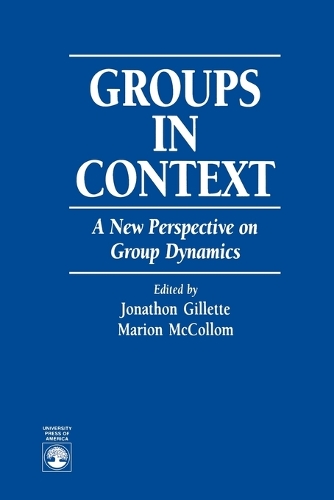 Паперова книга «Groups in Context: A New Perspective on Group Dynamics», авторів Джонатон Джіллетт, Маріон МакКоллом - фото №1