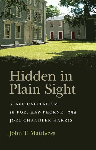 Паперова книга «Hidden in Plain Sight: Slave Capitalism in Poe, Hawthorne, and Joel Chandler Harris», автор Джон Т. Метьюз - фото №1